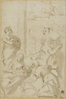 Carracci Agostino Prints: Adoration of the Shepherds, n.d