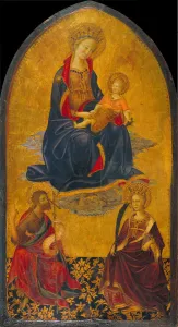 The Adoration of the Virgin and Child by Saint John the Baptist and Saint Catherine The Adoration of the Virgin and Child by Saint John the Baptist and Saint Catherine