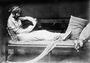 Cushion Prints: Adoree Villany, between c1910 and c1915. Creator: Bain News Service