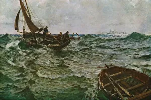 Adrift, c1890, (c1930). Creator: Charles Napier Hemy