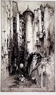 Townscape Prints: Advocates Close, Edinburgh, c1912
