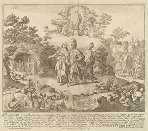 Tribute Prints: Aeneas and the Cumean Sybil, for the Chinea Festival