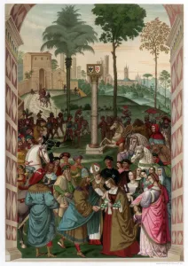 Arranging Prints: Aeneas Piccolomini Introduces Eleonora of Portugal to Frederick III