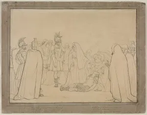 Aeneas Shown the Body of Pallas from Virgils Aeneid, 1843