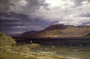 Fjord Prints: From AEnes in the Hardangerfjord, 1886. Creator: Amaldus Nielsen