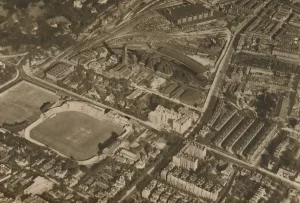 An Aerial Cameras View of Lords and the District of Marylebone, c1935. Creator: Aerofilms An Aerial Cameras View of Lords and the District of Marylebone, c1935. Creator: Aerofilms