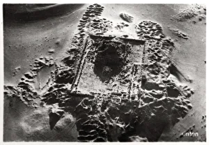 Count Ferdinand Von Prints: Aerial view of archaeological excavations near Saqqara, Egypt, 1931 (1933)