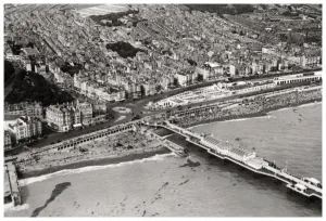 Count Ferdinand Von Prints: Aerial view of Brighton, Sussex, from a Zeppelin, 1931 (1933)