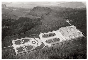 Aerial view of the Herrenchiemsee Palace, Bavaria, Germany, from a Zeppelin, c1931 (1933)
