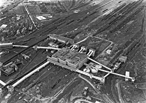 Birds Eye View Prints: Aerial view of the Manvers coal processing plant, Wath upon Dearne, South Yorkshire, 1964