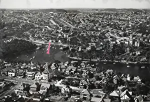 Aerial view, Mosman Bay, 1937. Creator: Unknown