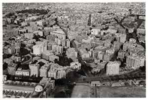 Images Dated 25th November 2009: Aerial view of New Cairo, Egypt, from a Zeppelin, 1931 (1933)