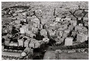 Cairo Prints: Aerial view of New Cairo, Egypt, from a Zeppelin, 1931 (1933)