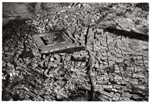Images Dated 25th November 2009: Aerial view of Old Cairo, Egypt, from a Zeppelin, 1931 (1933)
