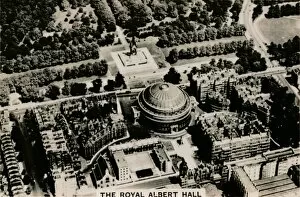 Royal Albert Hall Gallery: Aerial view of the Royal Albert Hall, 1939