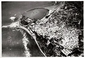 Aviation Prints: Aerial view of Tangier, Morocco, from a Zeppelin, 1930 (1933)
