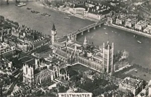 Aerial view of Westminster, 1939 Aerial view of Westminster, 1939