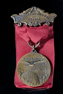 Award Collection: Aero Club of America Aviation Medal of Merit awarded to Captain St. Clair Streett, 1920