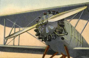 Euge Prints: Aeron-Reed metal propeller made by the Heddernheimer Kupfer-Werk (copper works), 1932