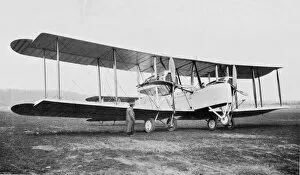 Aeroplane in which Alock and Brown made the first non-stop transatlantic flight, 1919