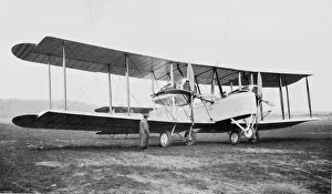 Arthur Whitten Brown Gallery: Aeroplane in which Alock and Brown made the first non-stop transatlantic flight, 1919