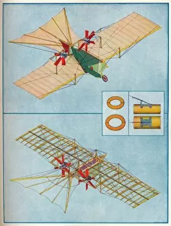Aviation Collection: The aeroplane proposed by Henson in his patent of 1842, c1936 (c1937)