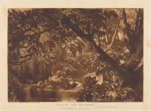 Turner Joseph Mallord William Collection: Aesacus and Hesperie, published 1816. Creator: JMW Turner