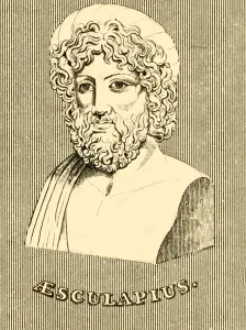 Aesculapius Collection: Aesculapius, 1830. Creator: Unknown