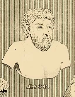 Aesopus Moralisatus Gallery: Aesop, (c620-564 BC), 1830. Creator: Unknown