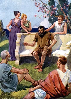 Seat Prints: Aesop, Greek fabulist, c1900