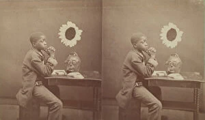 Racism Collection: An Aesthetic Darkey from the 'Aiken and Vicinity'series, 1882. Creator: James A Palmer