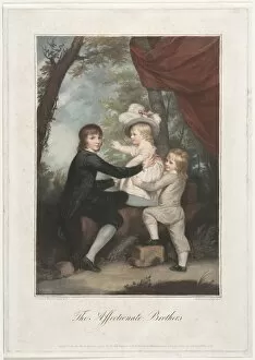 The Affectionate Brothers (The Lamb Children), 1791. Creator: Francesco Bartolozzi (British)