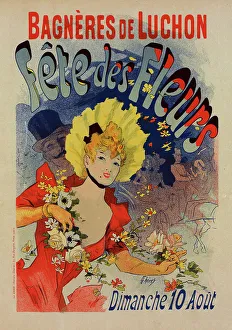 Eighth Month Prints: Affiche pour la Fête des Fleurs de Bagnères-de-Luchon'