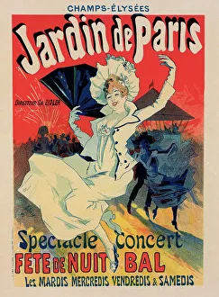Chaix Imprimerie Prints: Affiche pour le Jardin de Paris'
