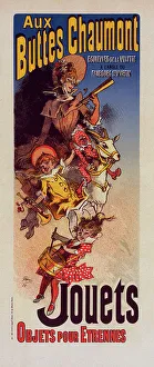 Affiche pour le Magasin des Buttes Chaumont, c1899. Creator: Jules Cheret. Affiche pour le Magasin des Buttes Chaumont, c1899. Creator: Jules Cheret