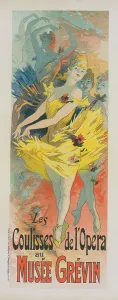 Backstage Prints: Affiche pour le Musée Grévin, les Coulisses de l'Opéra'