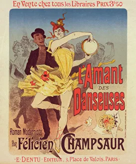 Tambourine Prints: Affiche pour le roman l'Amant des Danseuses