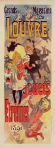1st Arrondissement Prints: Affiche pour les Magasins du Louvre