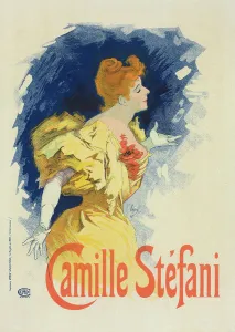 Chaix Imprimerie Prints: Affiche pour Mlle Camille Stéfani'