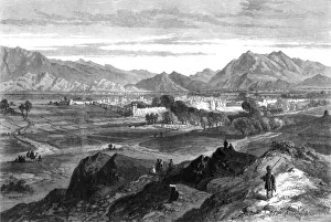 Mountainous Prints: The Afghan War: Jalalabad from Pipers Hill, Afghanistan, 1879