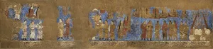 Samarkand Prints: Afrasiab murals: West wall: Ambassadors from various countries