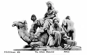 Africa, the Albert Memorial, London, 20th century
