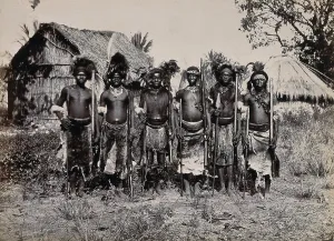 Unity Prints: Africa: a group of African warriors, between 1800 and 1899. Creator: Unknown