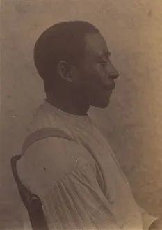 Eakins Prints: African-American Man, ca. 1884. Creator: Thomas Eakins