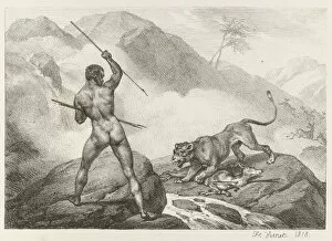 Horace Vernet Collection: African Hunter (Chasseur Africain), 1818. Creator: Horace Vernet (French, 1789-1863)