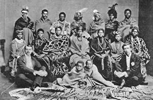 Choir Prints: The African Native Choir which sang before HM The Queen at Osbourne