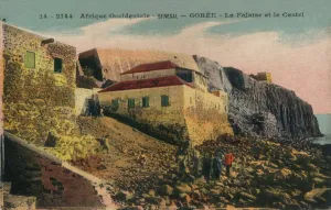 Senegalese Prints: Afrique Occidentale -Senegal - Goree - La Falasise et le Castel, c1900