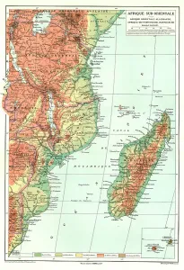 Madagascar Prints: Afrique Sud- Orientale; Afrique Australe, 1914. Creator: Unknown