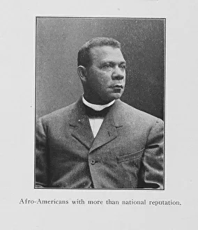 Booker T Prints: Afro-Americans with more than national reputation, 1916. Creator: Unknown