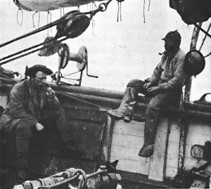 Farthest North Prints: On the After-Deck of the Fram (October, 1894), 1894 (1897)